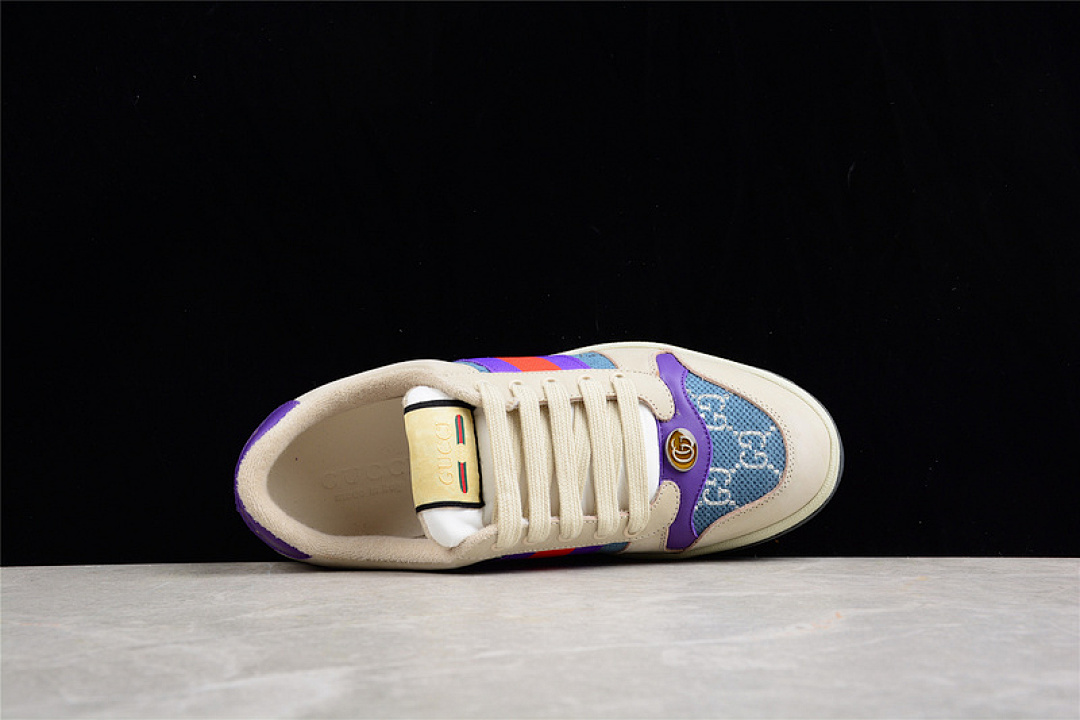 Gucci [GU*CCI DISTRESSED SCREENER SNEAKER BEIGE/PURPLE/RED]-[WOMAN:35-39]-[MAN:40-45] - Image 14