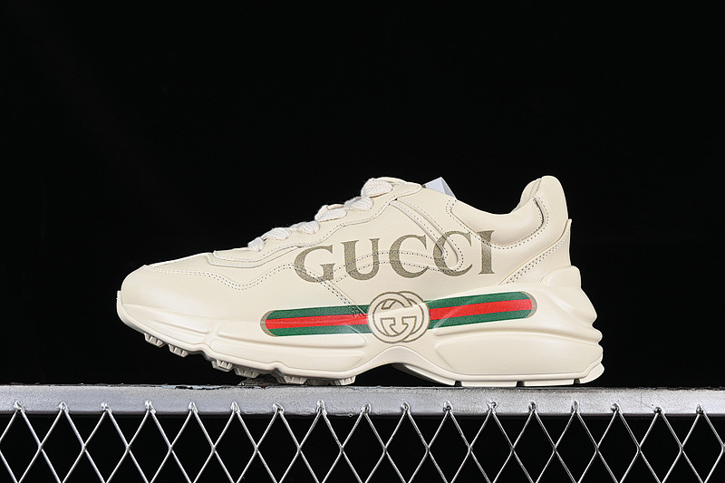 On Running On Running GU*CCI RHYTON VINTAGE TRAINER SNEAKER GREEN/RED/GREY · DRW009522, photo 1