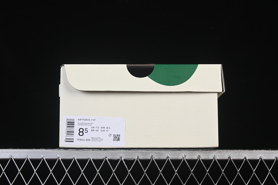 Nike [YF9511-808]-[AIR FORCE 1 07 LOW CASUAL SNEAKERS BLACK/WHITE/GREY]-[WOMAN:36-39]-[MAN:40-45] - Image 11