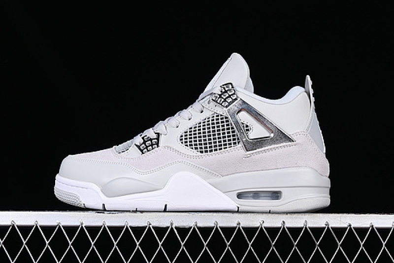 Jordan AIR Jordan 4 RETRO FROZEN MOMENTS WHITE/GREY/SILVER · AQ9129-001, photo 1