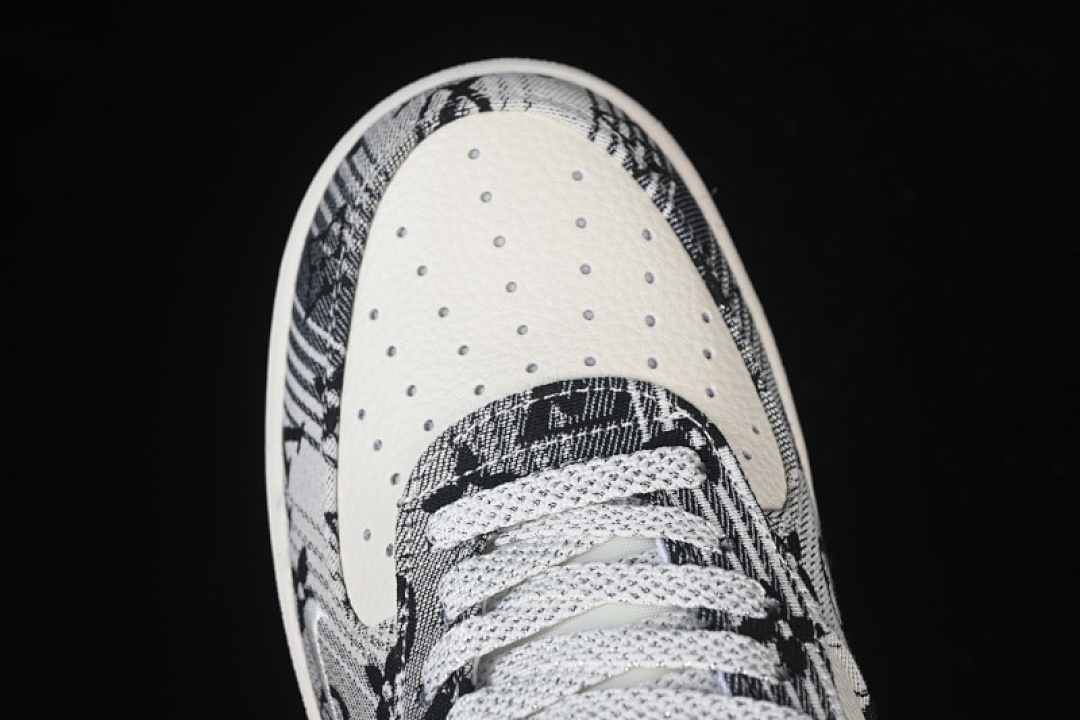 Nike [DF0188-077]-[AIR FORCE 1 07 LOW LV WHITE/GREY/BLACK]-[WOMAN:36-39]-[MAN:40-45] - Image 10