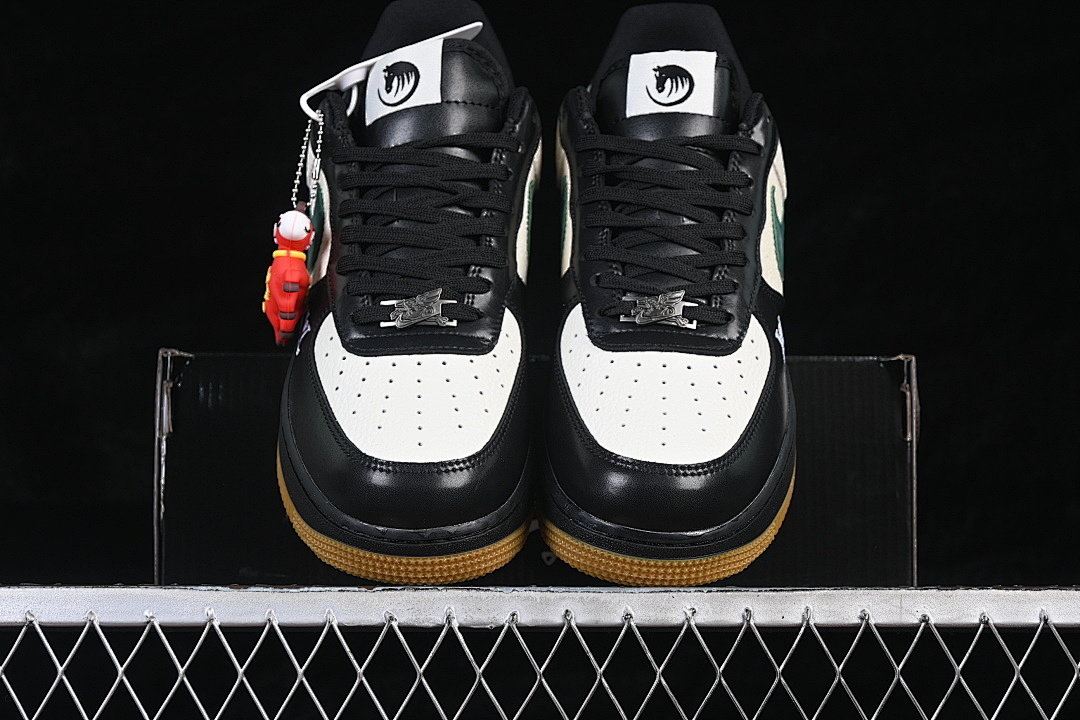 Nike [XY9025-005]-[AIR FORCE 1 07 LOW WHITE/BLACK/GREEN]-[WOMAN:36-39]-[MAN:40-45] - Image 13
