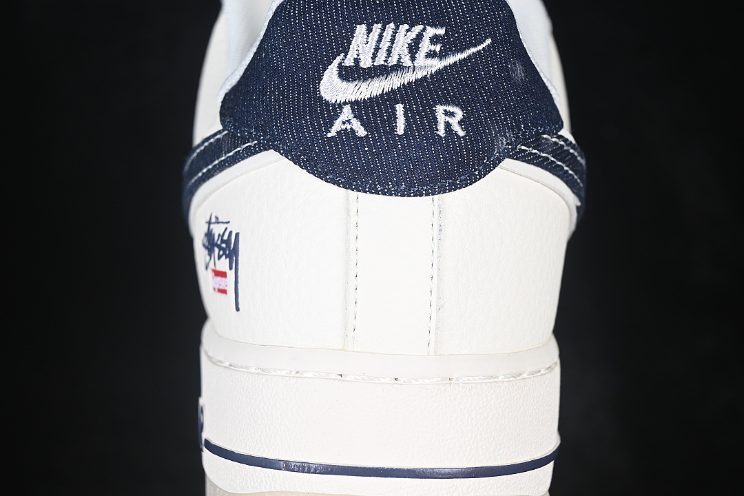 Nike [DN9688-104]-[AIR FORCE 1 07 LOW CASUAL SNEAKERS NAVY BLUE/BLUE]-[WOMAN:36-39]-[MAN:40-45] - Image 6