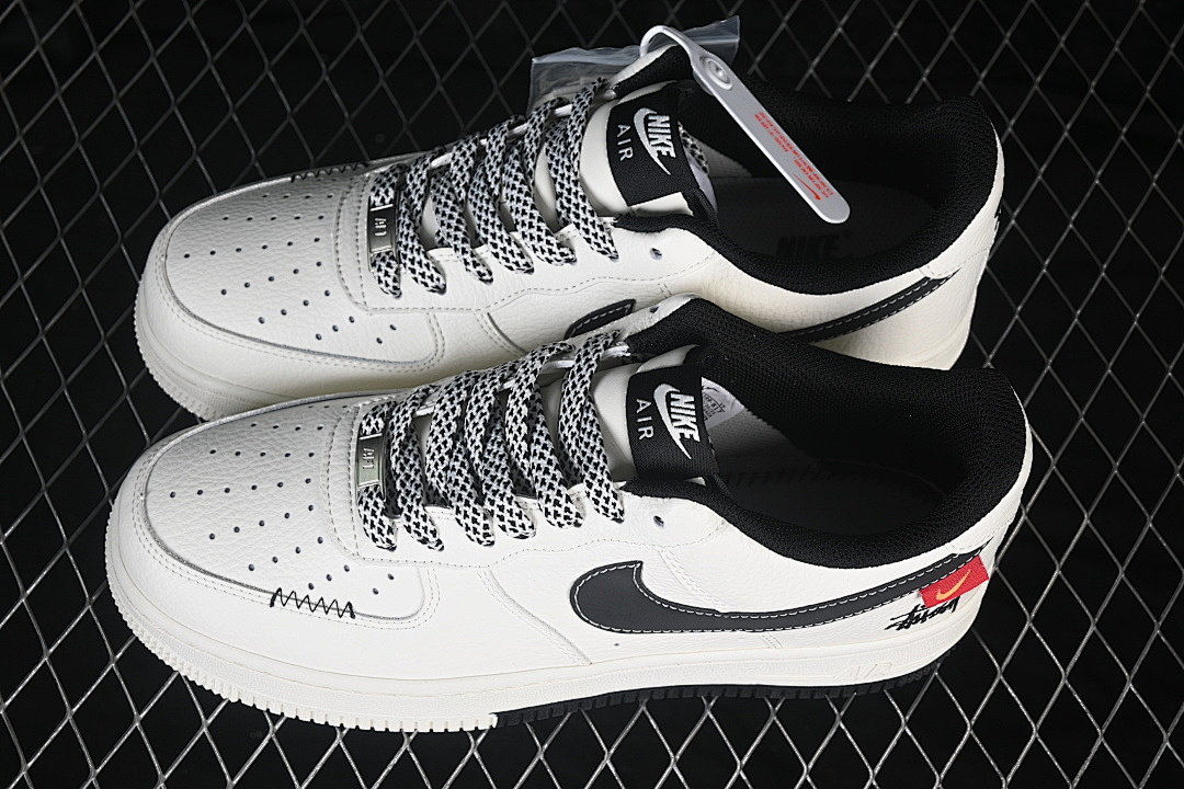 Nike [MM3399-817]-[AIR FORCE 1 07 LOW CASUAL SNEAKERS WHITE/BLACK/WHITE]-[WOMAN:36-39]-[MAN:40-45] - Image 11