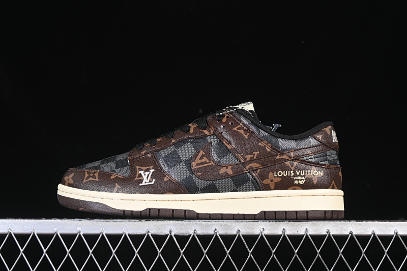 Louis Vuitton Nike SB DUNK LOW LV GREY/BROWN/BLACK · SC0601-453, photo 1