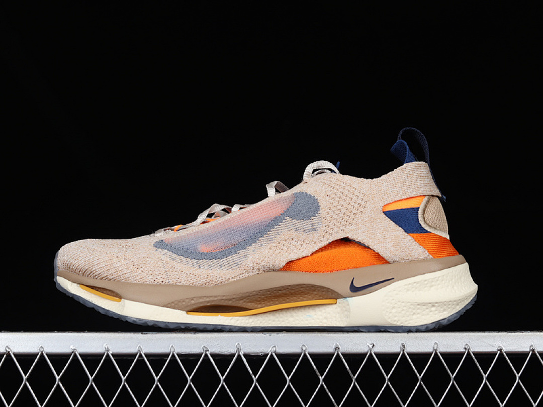 Unbranded [DD1901-200]-[SPARK FLYKNIT MOWABB TAN/ORANGE-BLUE]-[WOMAN:36-39]-[MAN:40-45], photo 1