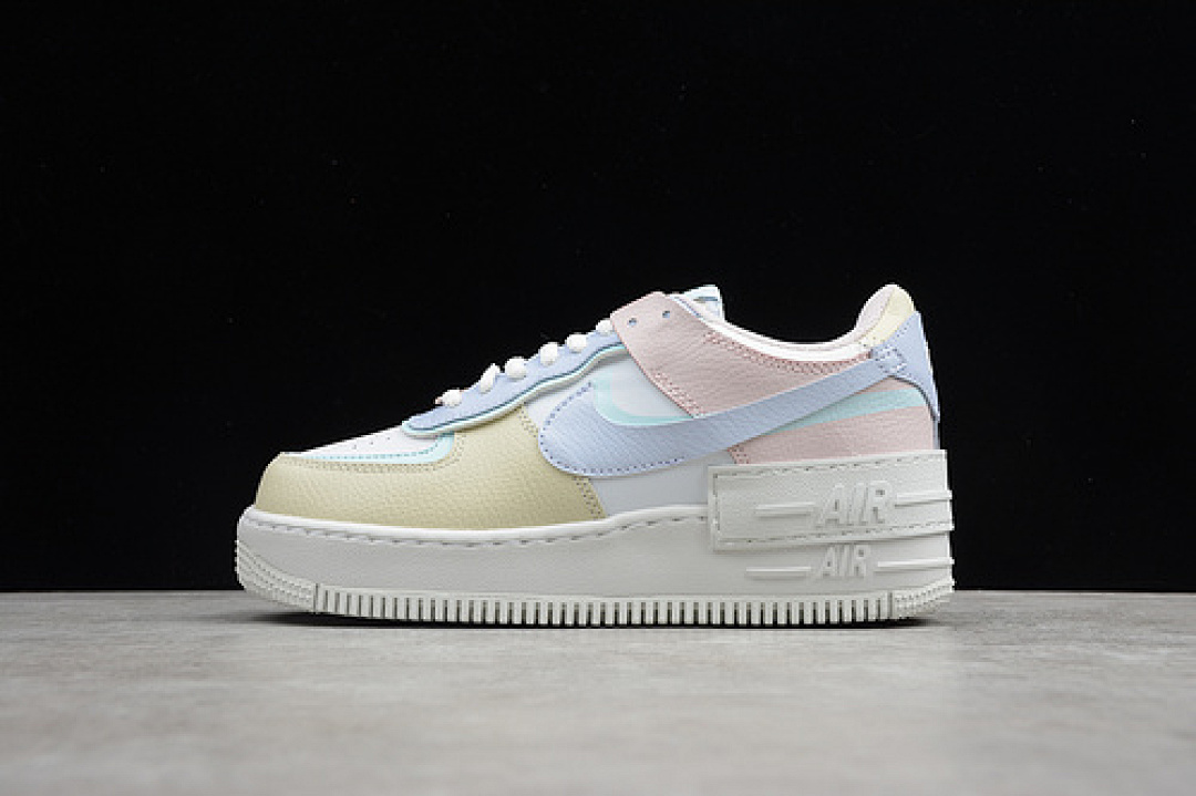 Nike [CI0919-106]-[AIR FORCE 1 SHADOW ICE CREAM WHITE/MULTI-COLOR]-[WOMAN:35-40], photo 1