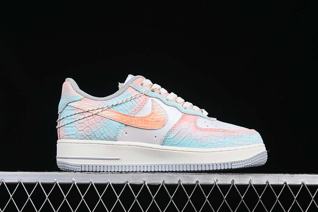 Nike [DX2678-111]-[AIR FORCE 1 07 LOW LATE SPRING RAIN WHITE/BLUE/PINK]-[WOMAN:36-39]-[MAN:40-45] - Image 16
