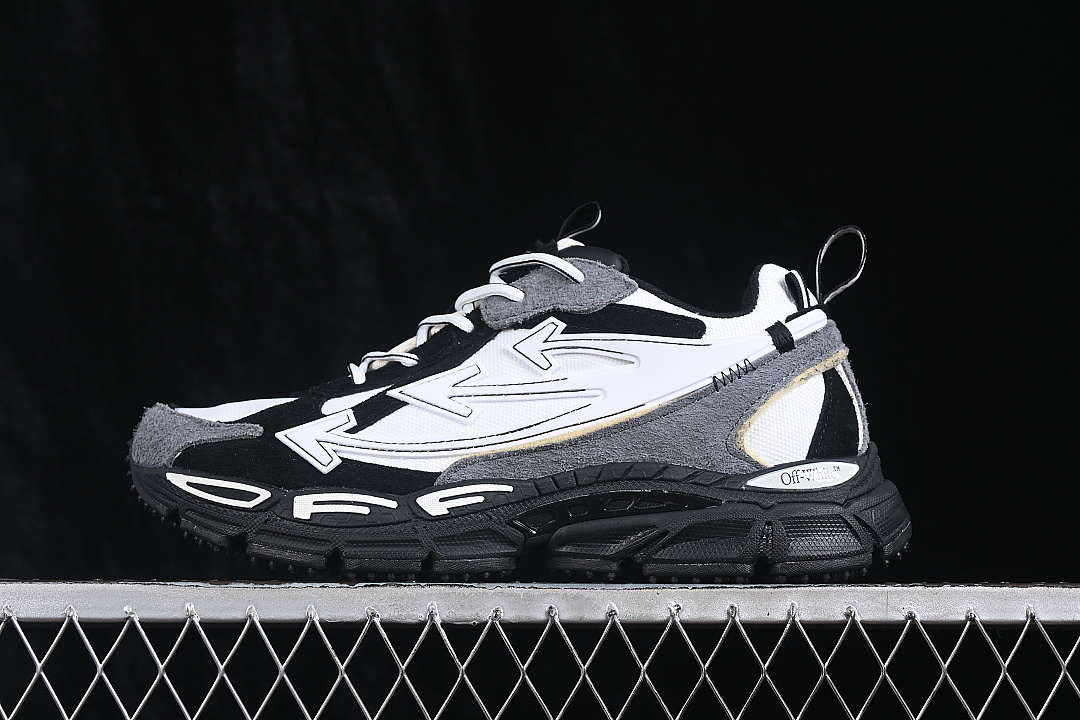 [RETRO RUNNING SHOES WHITE/GREY/BLACK]-[WOMAN:36-39]-[MAN:40-47], photo 1