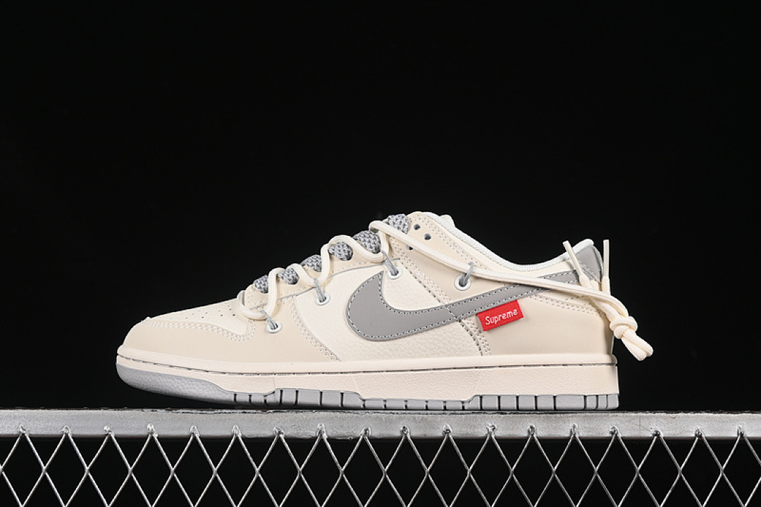 Off-White [DM6868-091]-[SB DUNK LOW SUP OFF WHITE/GREY]-[WOMAN:36-39]-[MAN:40-45], photo 1