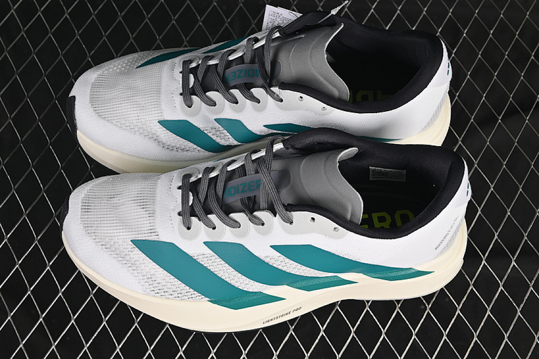 Adidas [JS4487]-[ADIZERO EVO SL WHITE/GREY/GREEN]-[WOMAN:36-39]-[MAN:40-45] - Image 11