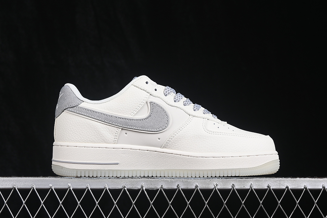Nike [DN9688-106]-[AIR FORCE 1 07 LOW CASUAL SNEAKERS WHITE/GREY/WHITE]-[WOMAN:36-39]-[MAN:40-45] - Image 16
