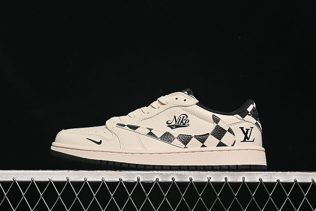 Jordan [LD2028-040]-[X FRAGMENT DESIGN X AIR JORDAN 1 LOW OG SP AJ1 BEIGE/BLACK]-[UNISEX:36-45], photo 1