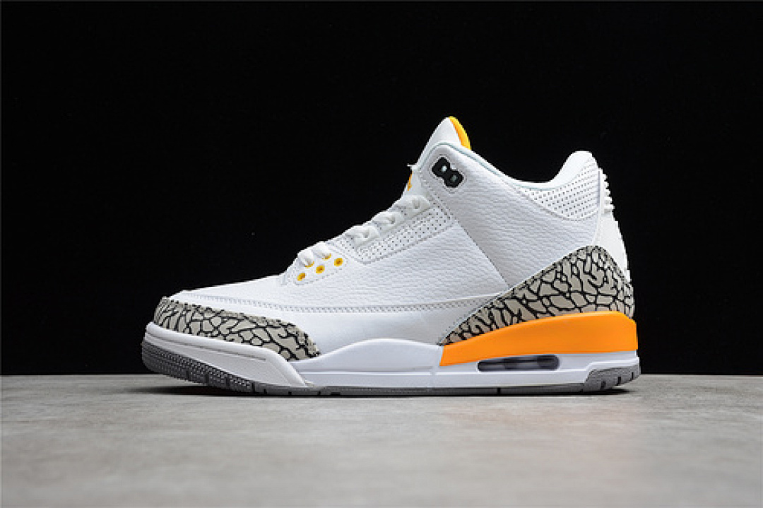 Jordan [CK9246-108]-[AIR JORDAN 3 RETRO WHITE/LASER ORANGE/CEMENT GREY/BLACK]-[UNSIEX:36-45], photo 1