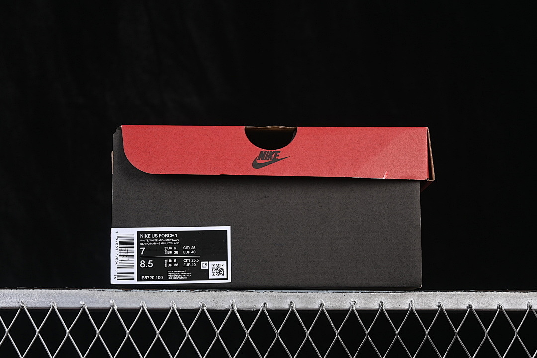 Nike [IB5720-100]-[AIR FORCE 1 LOW WHITE/WHITE/MIDNIGHT NAVY/DARK POWDER BLUE]-[MAN:40-47.5] - Image 12