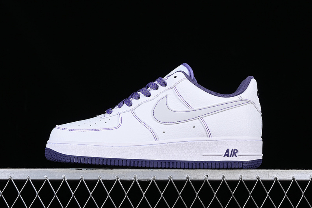 Nike [MM3603-025]-[AIR FORCE 1 07 LOW WHITE/PURPLE]-[WOMAN:36-39]-[MAN:40-45], photo 1