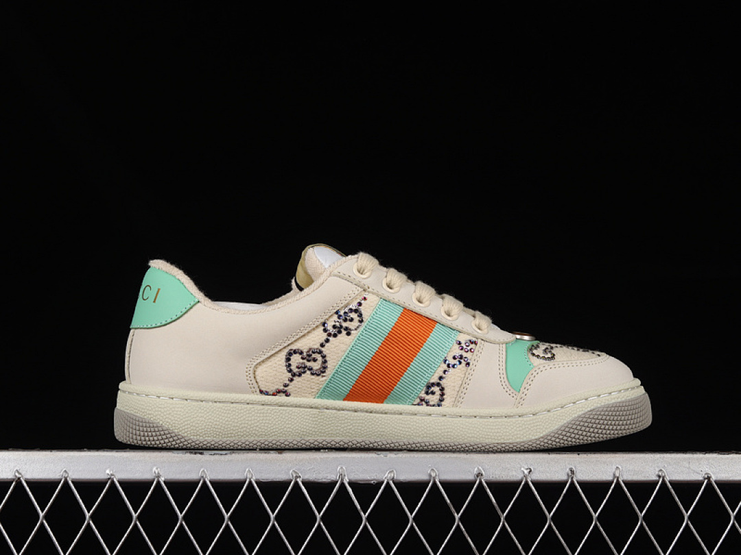 Gucci [9Y9209666]-[GU*CCI SCREENER SNEAKERS LIGHT GREY/GREEN/RED]-[WOMAN:35-40] - Image 16