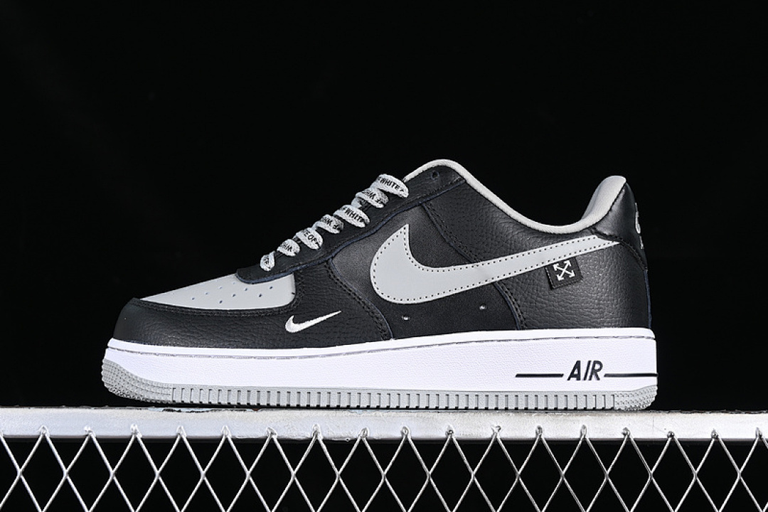 Nike [PF9055-770]-[AIR FORCE 1 07 LOW WHITE/BLACK/GREY]-[WOMAN:36-39]-[MAN:40-45], photo 1