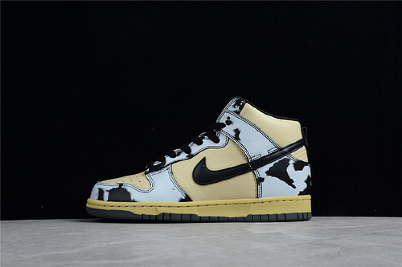 Nike SB DUNK HIGH 1985 BLACK ACID WASH LEMON DROP/BLACK-SATURN GOLD · DD9404-700, photo 1