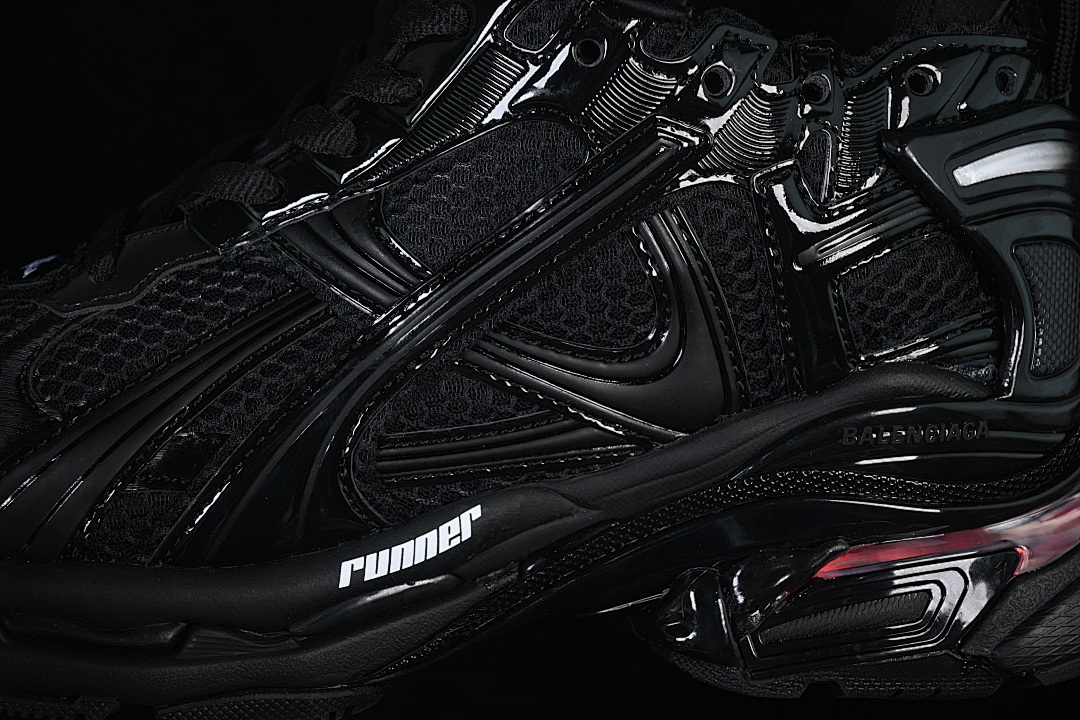 Balenciaga [WRNLD1000]-[RETRO CASUAL SHOES BLACK/BLACK/BLACK]-[WOMAN:35-39]-[MAN:40-46] - Image 10