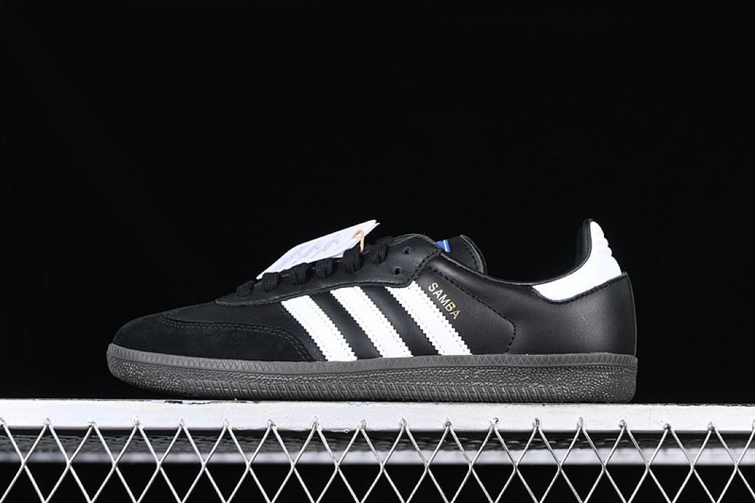 Adidas Adidas SAMBA OG CORE BLACK/FOOTWEAR WHITE/GUM · B75807, photo 1