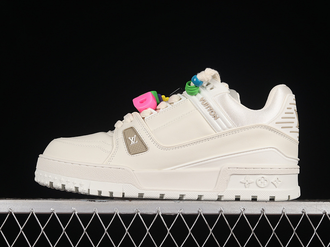 Louis Vuitton [L*V TRAINER SNEAKERS BEIGE/BEIGE/MULTI-COLOR]-[WOMAN:36-39]-[MAN:40-45], photo 1