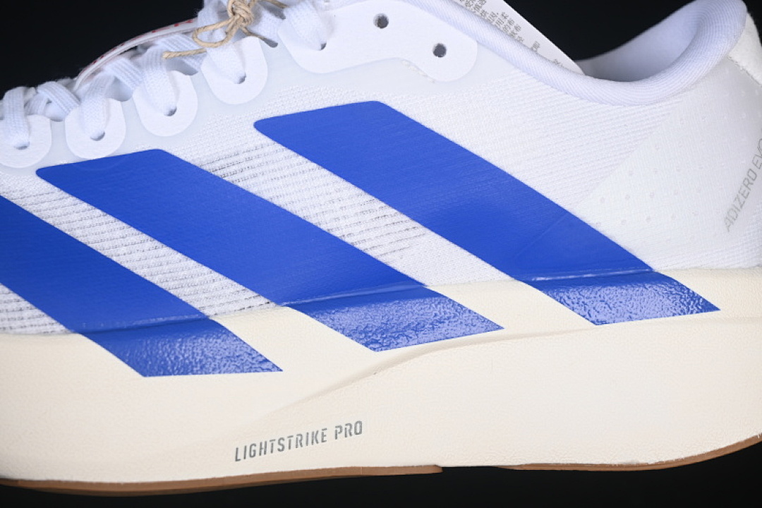 Adidas [JS4494]-[ADIZERO EVO SL WHITE/BLUE/RED]-[WOMAN:36-39]-[MAN:40-45] - Image 8
