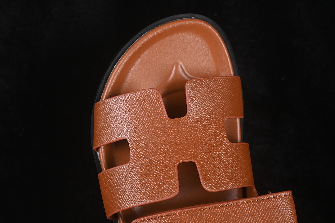 Chanel [CHYPRE FLAT BOTTOMED ONE SHOULDER SLIPPERS BROWN/COFFEE]-[WOMAN:35-39]-[MAN:40-46] - Image 8