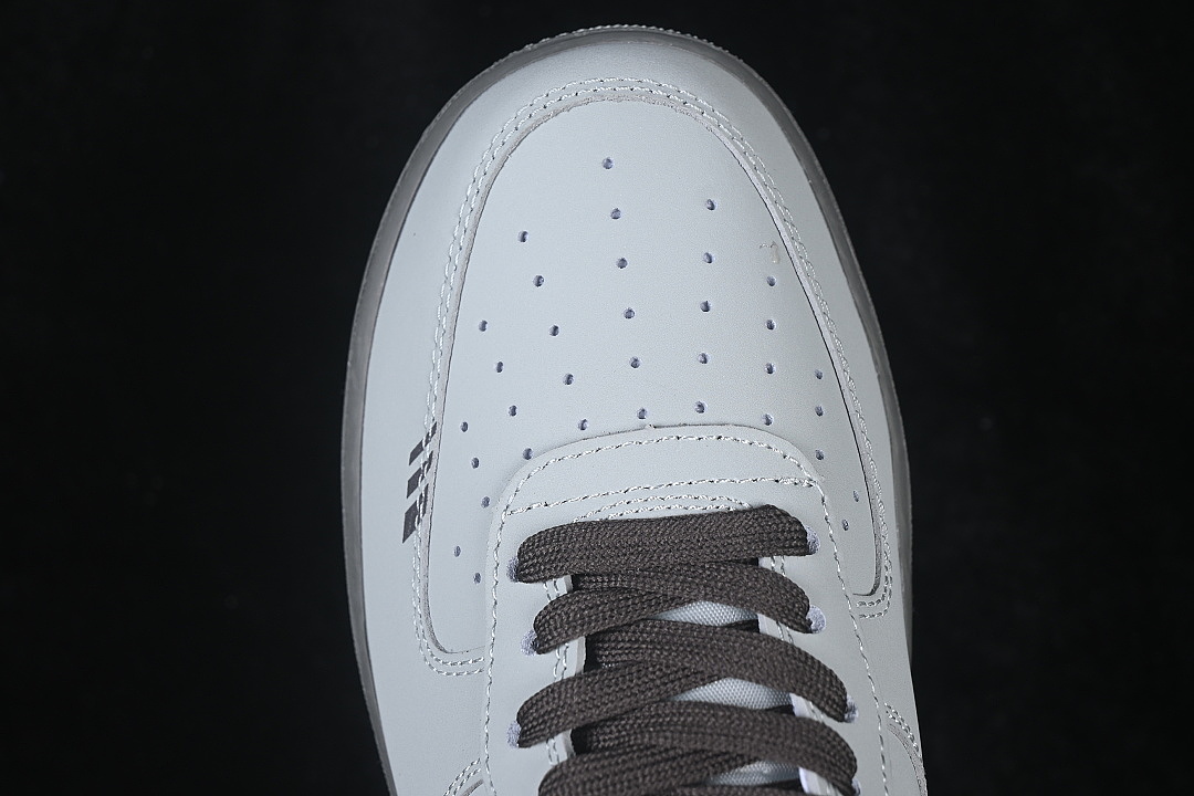 Nike [RJ1988-007]-[AIR FORCE 1 07 LOW CASUAL SNEAKERS LIGHT GRAY/GREY]-[WOMAN:36-39]-[MAN:40-45] - Image 9