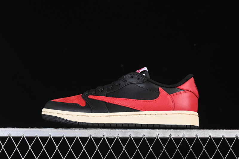 Jordan AIR Jordan 1 LOW OG AJ1 RED/BLACK/BEIGE · DZ4137-700, photo 1