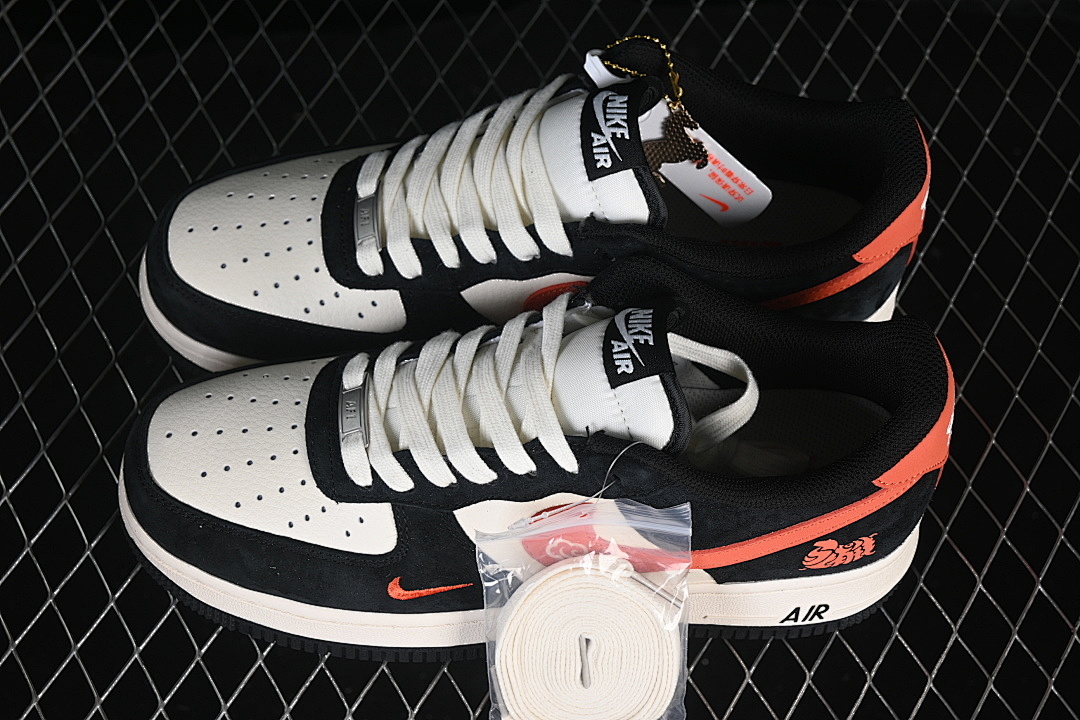 Nike [XD0028-006]-[AIR FORCE 1 07 LOW CASUAL SNEAKERS WHITE/BLACK/RED]-[WOMAN:36-39]-[MAN:40-45] - Image 11
