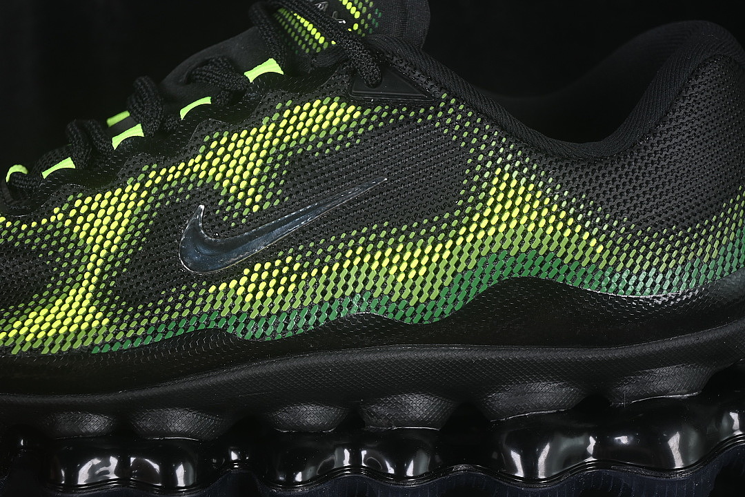 Unbranded [IQ7634-001]-[AIR LIQUID MAX AIR CUSHION SHOES GRASS GREEN/BLACK]-[WOMAN:36-39]-[MAN:40-45] - Image 7