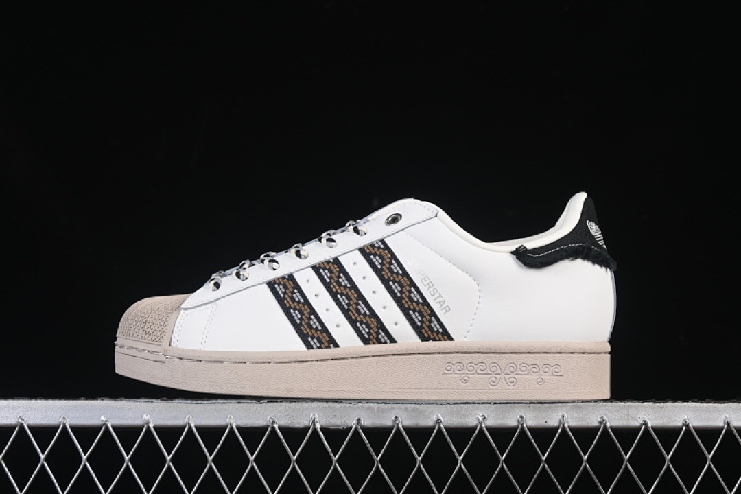 Unbranded [JQ8722]-[ORIGINALS SUPERSTAR WHITE/BROWN/BLACK]-[WOMAN:35-39]-[MAN:40-45], photo 1
