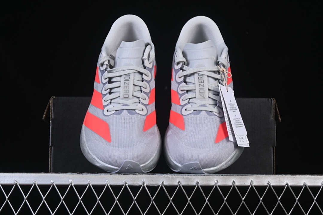 Adidas [KI3381]-[ADIZERO EVO SL GREY/SILVER/ORANGE]-[WOMAN:36-39]-[MAN:40-45] - Image 13