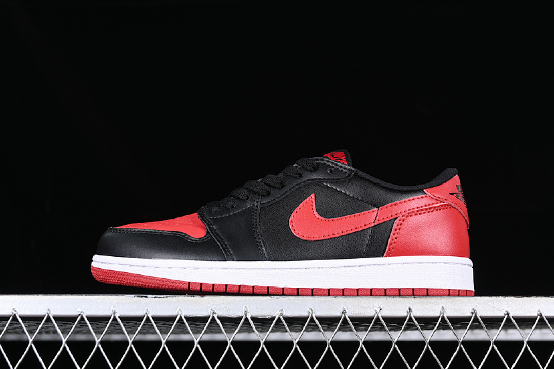 Jordan [705329-001]-[AIR JORDAN 1 RETRO LOW OG BRED BLACK/VARSITY RED-SAIL]-[UNSIEX:36-45], photo 1