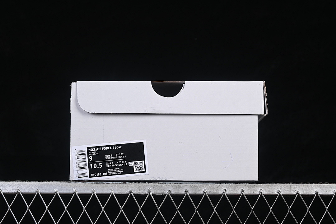 Nike [DF0188-105]-[AIR FORCE 1 07 LOW WHITE/NAVY BLUE/BROWN]-[WOMAN:36-39]-[MAN:40-45] - Image 12