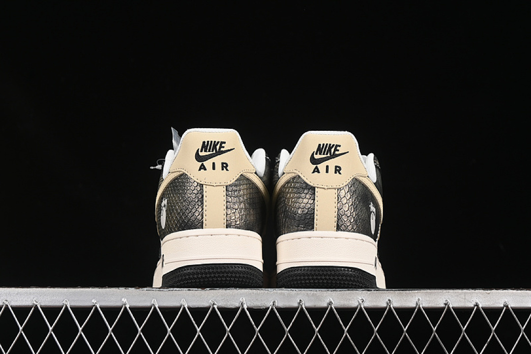 Nike [XS1958-556]-[AIR FORCE 1 07 LOW WHITE/GREY/BLACK/BEIGE]-[WOMAN:36-39]-[MAN:40-45] - Image 13