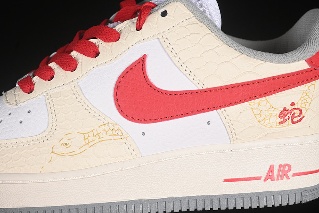 Nike [DX2678-100]-[AIR FORCE 1 07 LOW WHITE/YELLOW/RED]-[WOMAN:36-39]-[MAN:40-45] - Image 8