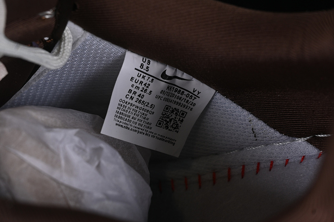 Nike [KK1988-057]-[AIR FORCE 1 07 LOW WHITE/GREY/BROWN/RED]-[WOMAN:36-39]-[MAN:40-45] - Image 6