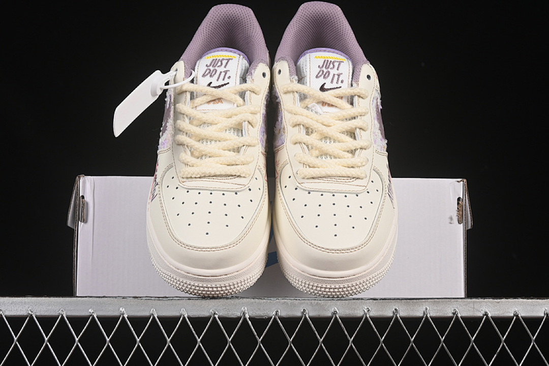 Nike [FJ7740-910]-[AIR FORCE 1 07 LOW PURPLE RABBIT BABY BEIGE/PURPLE]-[WOMAN:36-39]-[MAN:40-45] - Image 13