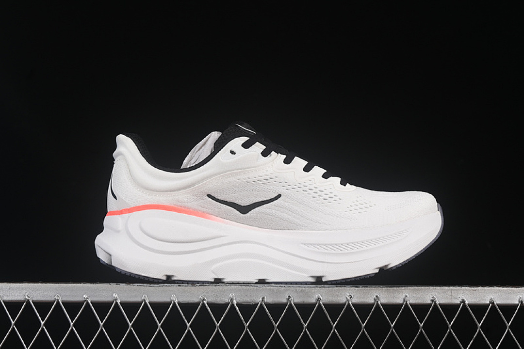On Running [1162011 WBLC]-[HOKA ONE BONDI 9 WHITE/BLACK/ORANGE]-[WOMAN:36-39]-[MAN:40-45] - Image 16