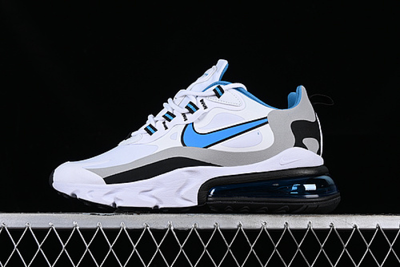 Nike AIR MAX 270 REACT WHITE/GREY/BLUE/BLACK · CT1280-101, photo 1