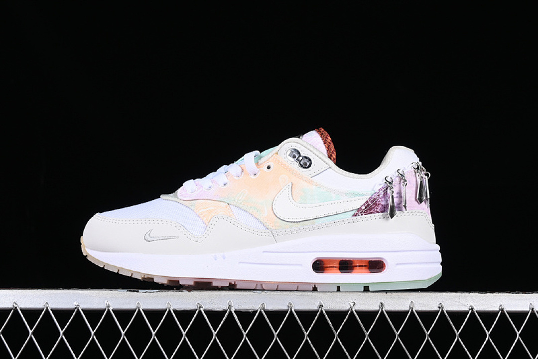 Nike AIR MAX 1 87 METAL CHARMS WHITE/WHITE/MINT FOAM/PHANTOM · FJ7734-101, photo 1