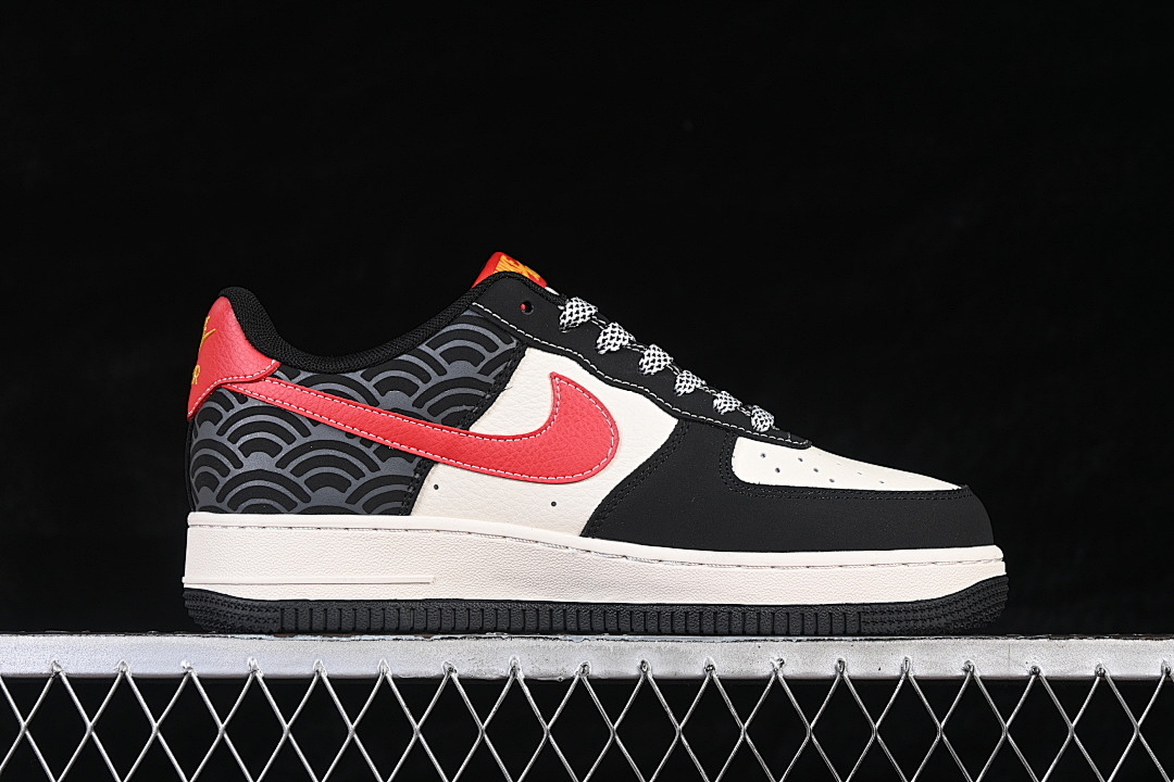 Nike [MZ9588-829]-[AIR FORCE 1 07 LOW CASUAL SNEAKERS WHITE/BLACK/RED]-[WOMAN:36-39]-[MAN:40-45] - Image 16