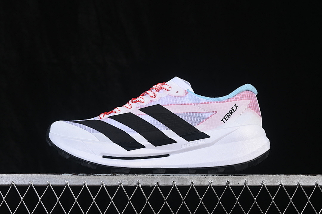 TERREX AGRAVIC SOLE-BOOSTING RUNNING SHOES WHITE/BLACK/PINK · HP3767, photo 1
