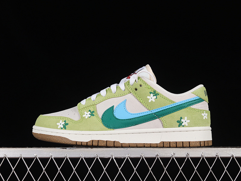 Nike SB DUNK LOW 85 WHITE/GREEN/BLUE · DO9457-125, photo 1