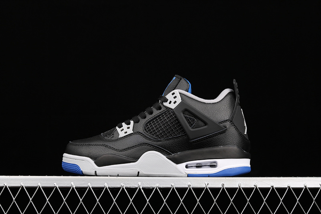 Jordan [308497-006]-[AIR JORDAN 4 RETRO MOTORSPORTS ALTERNATE BLACK/GAME ROYAL-MATTE SILVER-WHITE], photo 1