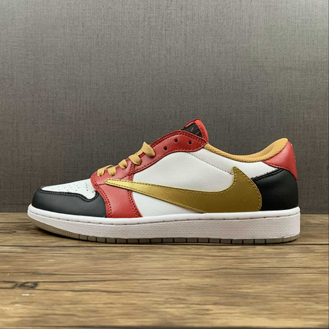 Jordan [DM7866-003]-[AIR JORDAN 1 LOW WHITE/BLACK/UNIVERSITY RED]-[WOMAN:36-39]-[MAN:40-46], photo 1