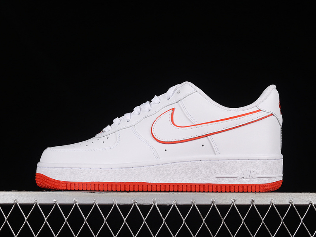 Nike Nike AIR FORCE 1 LOW 07 WHITE/WHITE-PICANTE RED · DV0788-102, photo 1