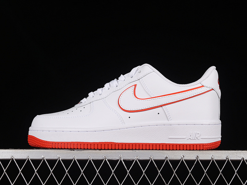 Nike Nike AIR FORCE 1 LOW 07 WHITE/WHITE-PICANTE RED · DV0788-102, photo 1